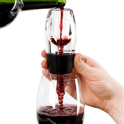 Mini Red Wine Aerator Filter Magic Decanter Essential Wine Quick Aerator Wine Hopper Filter Set Wine Essential Equipment for Bar