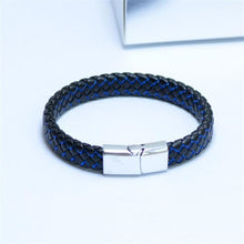 Load image into Gallery viewer, Men&#39;s Magnetic-Clasp Leather Bracelet - Mr.YouWho
