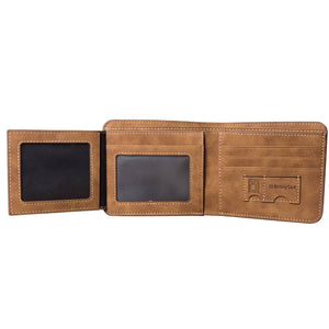 Leather Wallet ID Credit Card Luxury Brand - Mr.YouWho