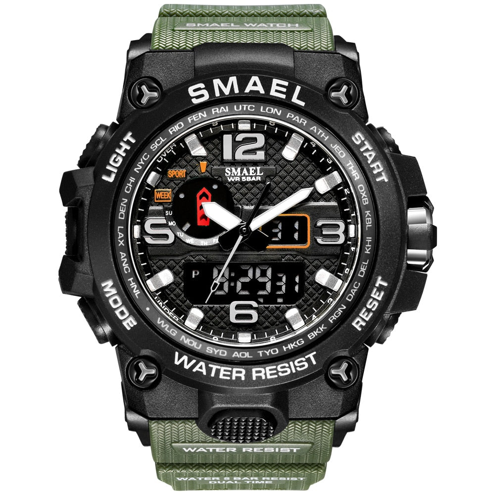 Smael Watch 1545 Mens Military Watch