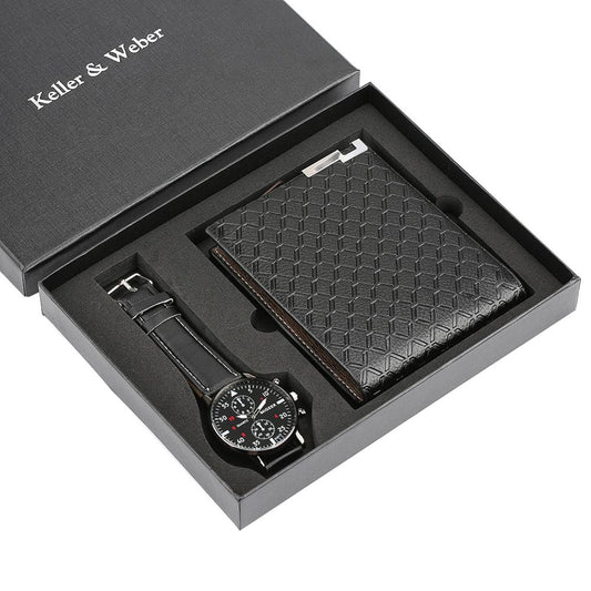 Luxury Watch & Wallet Set - Mr.YouWho