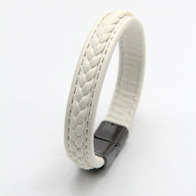 Load image into Gallery viewer, Men&#39;s Magnetic-Clasp Leather Bracelet - Mr.YouWho