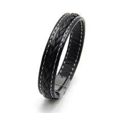 Load image into Gallery viewer, Men&#39;s Magnetic-Clasp Leather Bracelet - Mr.YouWho
