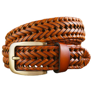 Luxury Fashion Braided Leather Belt - Mr.YouWho