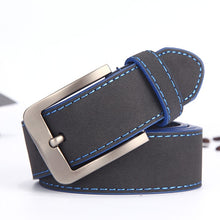 Load image into Gallery viewer, Leather Belt Italian Design Blue and Green - Mr.YouWho
