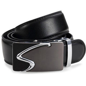 Luxury Leather Belt Automatic Clasp - Mr.YouWho