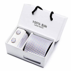Luxury Jacquard Silk Woven Neck Tie Set - Mr.YouWho