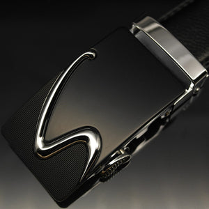 Luxury Leather Belt Automatic Clasp - Mr.YouWho