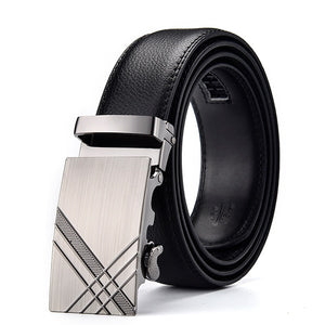 Luxury Leather Belt Automatic Clasp - Mr.YouWho