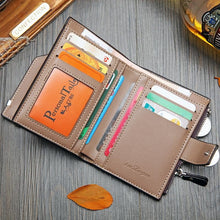 Load image into Gallery viewer, Luxury Leather Men&#39;s wallet in Black or Brown - Mr.YouWho