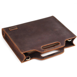 Men's Leather Business Handbag - Mr.YouWho