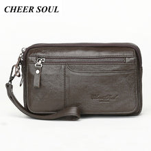 Load image into Gallery viewer, Genuine Leather Hand Clutch Bag - Mr.YouWho