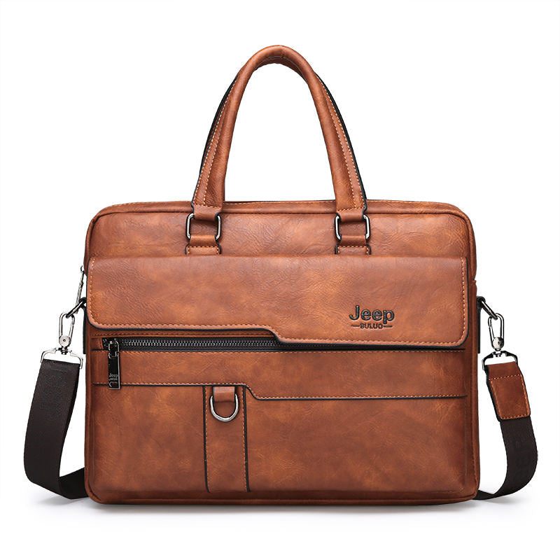 Men's Leather Briefcase - Mr.YouWho