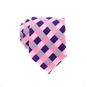 Luxury Pink Floral Silk Neck Jacquard Woven Ties - Mr.YouWho