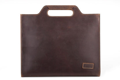 Men's Leather Business Handbag - Mr.YouWho