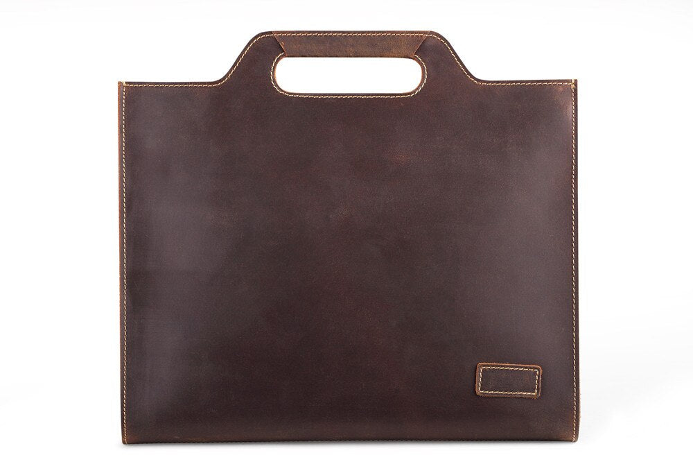 Men's Leather Business Handbag - Mr.YouWho