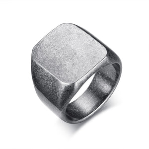 Men's Square Shaped Classic Ring - Mr.YouWho