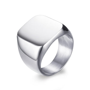 Men's Square Shaped Classic Ring - Mr.YouWho