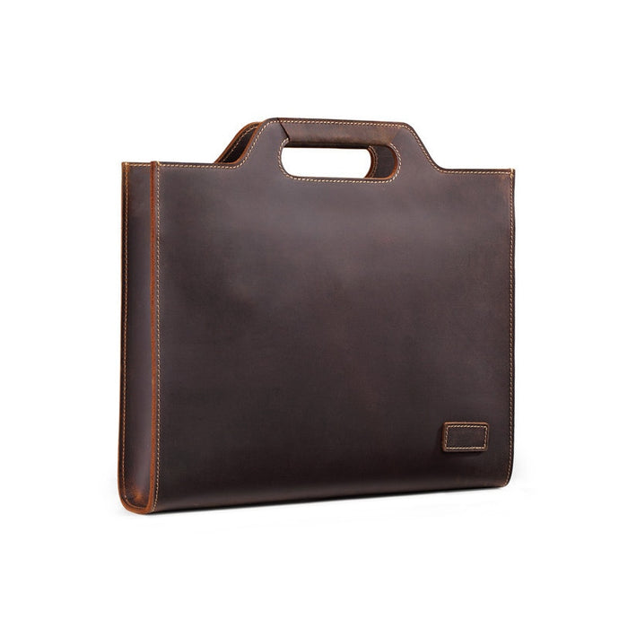 Men's Leather Business Handbag - Mr.YouWho