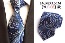 Load image into Gallery viewer, Ricnais Luxu Classic Tie Silk Jacquard Cravatta Floral - Mr.YouWho