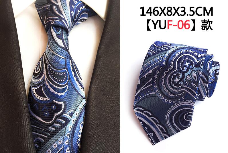 Ricnais Luxu Classic Tie Silk Jacquard Cravatta Floral - Mr.YouWho