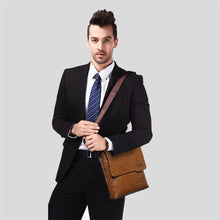 Load image into Gallery viewer, Men&#39;s Leather Shoulder Bag &amp; Leather Card Wallet - Mr.YouWho