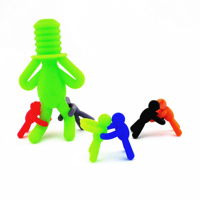 Drinking Buddy Wine Bottle Stopper and Wine Glass Markers 6 Piece