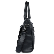 Load image into Gallery viewer, Black Leather Luxury Briefcase - Mr.YouWho