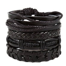 Load image into Gallery viewer, Tibetan Wood Beads Wrap Leather Cord Layers - Mr.YouWho