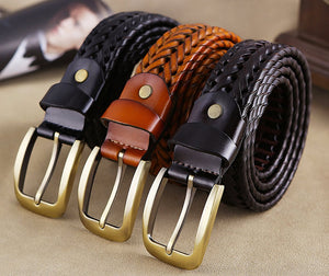 Luxury Fashion Braided Leather Belt - Mr.YouWho