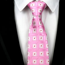 Load image into Gallery viewer, Luxury Pink Floral Silk Neck Jacquard Woven Ties - Mr.YouWho