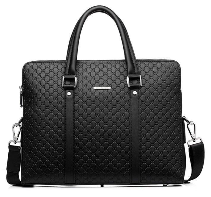 Men's Microfiber Synthetic Leather Business Briefcase - Mr.YouWho