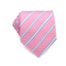 Load image into Gallery viewer, Luxury Pink Floral Silk Neck Jacquard Woven Ties - Mr.YouWho