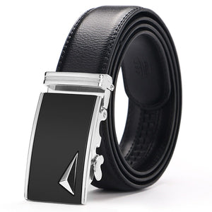 Luxury Leather Belt Automatic Clasp - Mr.YouWho