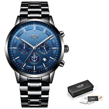 Load image into Gallery viewer, Lige Watch Men&#39;s Fashion Metal Band Watch