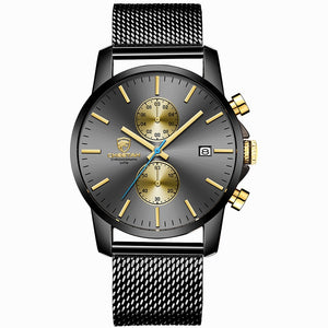 Men's Chronograph Leather Watch - Mr.YouWho