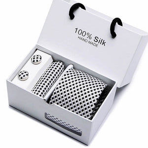 Luxury Jacquard Silk Woven Neck Tie Set - Mr.YouWho