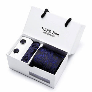 Luxury Jacquard Silk Woven Neck Tie Set - Mr.YouWho
