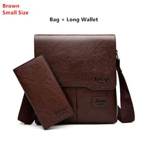 Load image into Gallery viewer, Men&#39;s Leather Shoulder Bag &amp; Leather Card Wallet - Mr.YouWho