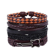 Load image into Gallery viewer, Tibetan Wood Beads Wrap Leather Cord Layers - Mr.YouWho