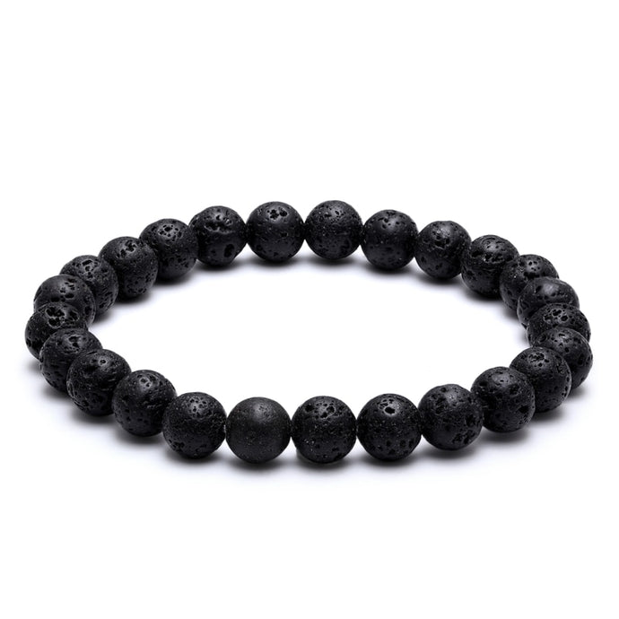 Classic Natural Volcanic Stone Bead Bracelet - Mr.YouWho