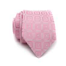 Load image into Gallery viewer, Luxury Pink Floral Silk Neck Jacquard Woven Ties - Mr.YouWho