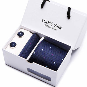 Luxury Jacquard Silk Woven Neck Tie Set - Mr.YouWho