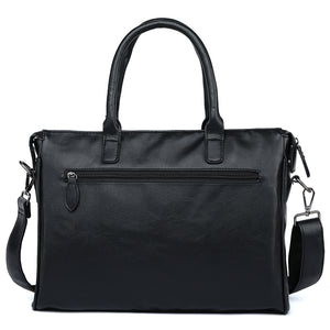Black Leather Luxury Briefcase - Mr.YouWho