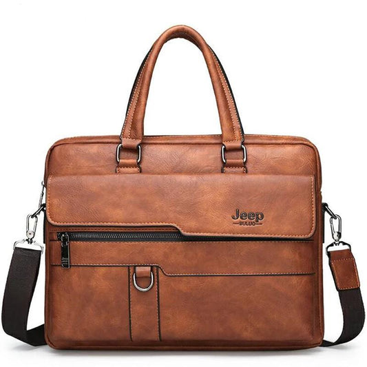 Men's Leather Briefcase - Mr.YouWho