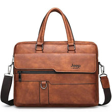 Load image into Gallery viewer, Men&#39;s Leather Briefcase - Mr.YouWho
