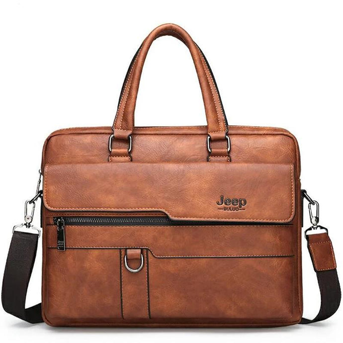 Men's Leather Briefcase - Mr.YouWho