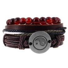 Load image into Gallery viewer, Tibetan Wood Beads Wrap Leather Cord Layers - Mr.YouWho