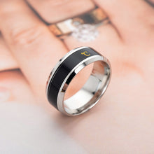 Load image into Gallery viewer, Temperature Ring Titanium Steel Mood Emotion Feeling Intelligent Temperature Sensitive Rings for Women Men Waterproof Jewelry