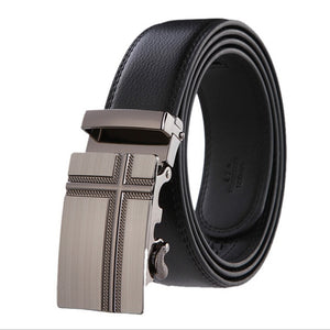 Luxury Leather Belt Automatic Clasp - Mr.YouWho